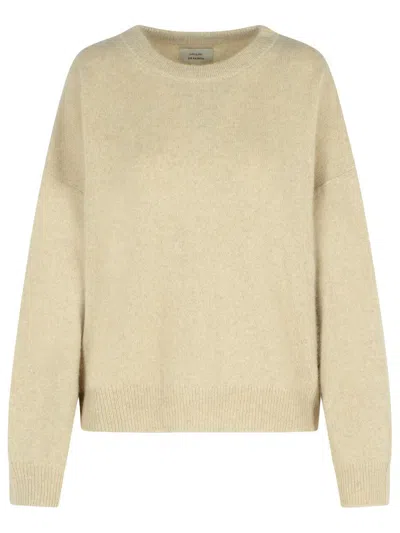Loulou De Saison Melange Rock Wool Blend Sweater In Neutral