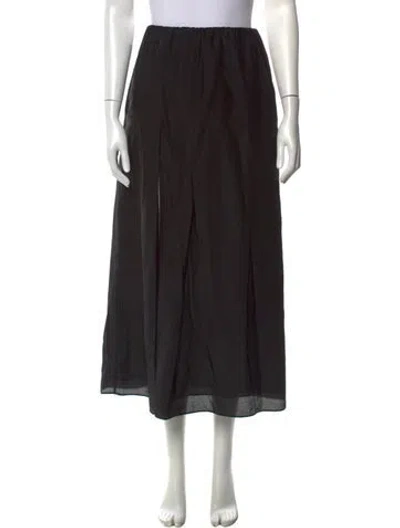 Pre-owned Loulou De Saison Midi Length Skirt W/ Tags In Black