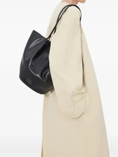 Loulou De Saison Milae Circular Tote Bag In Black