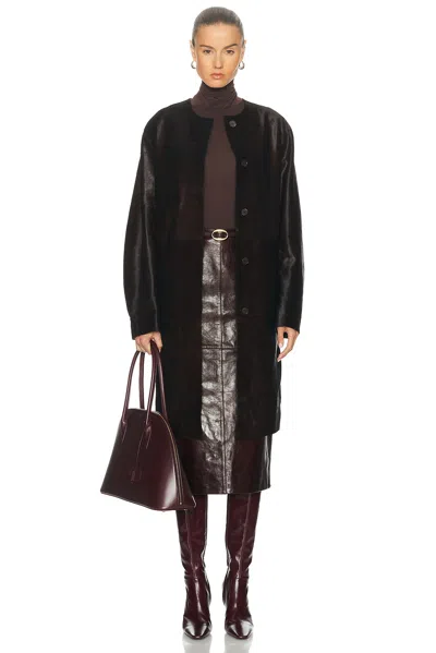 Loulou De Saison Miller Coat In Brown