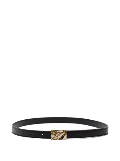 Loulou De Saison Minar Buckled Belt In Black