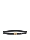 Loulou De Saison Minar Leather Belt In Black