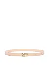 Loulou De Saison Minar Leather Belt In Gold