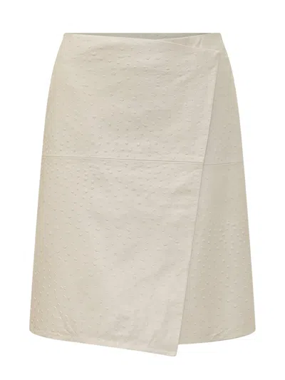 Loulou De Saison Mini Lambskin Skirt For Spring/summer 2026 In Multi