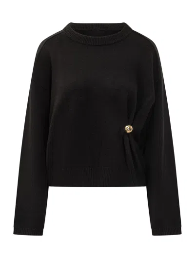 Loulou De Saison Mini Luxe Cashmere Sweater In Black