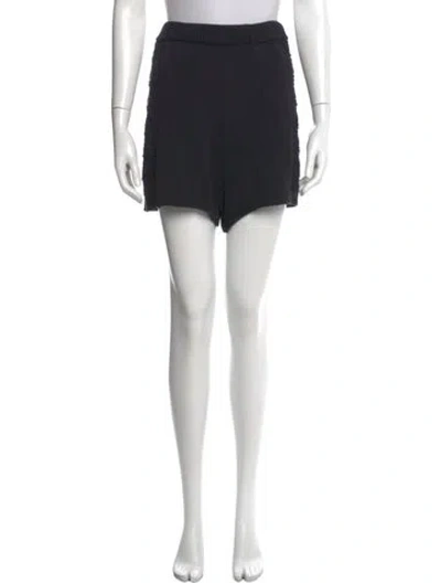 Pre-owned Loulou De Saison Mini Shorts In Black
