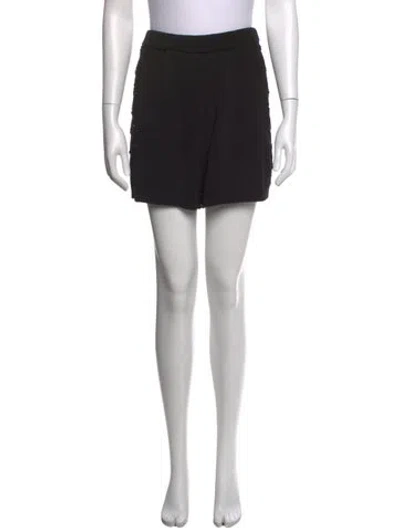 Pre-owned Loulou De Saison Mini Shorts In Black