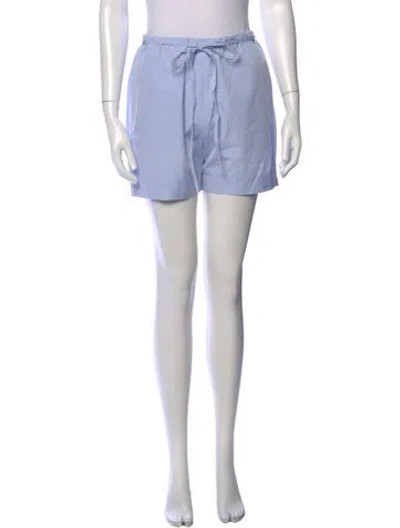 Pre-owned Loulou De Saison Mini Shorts In Blue