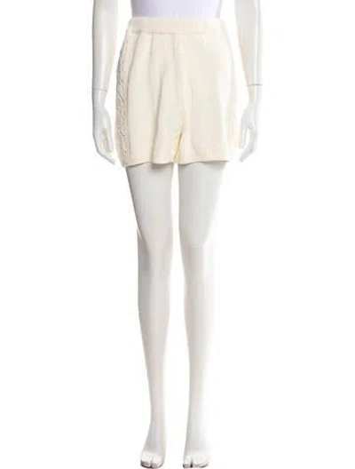 Pre-owned Loulou De Saison Mini Shorts W/ Tags In White