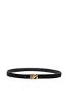 Loulou De Saison Morgan Buckled Belt In Black