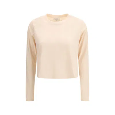 Loulou De Saison Multicolor Cotton Long Sleeve T-shirt In Neutral
