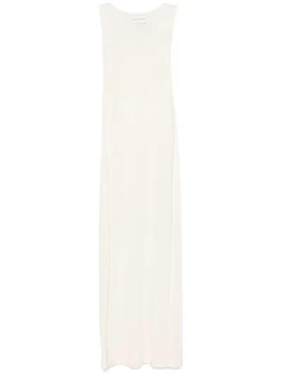 Loulou De Saison Myron Maxy Dress Woman Ivory