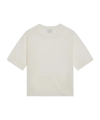 Loulou De Saison Ivory Nala Fluid Cashmere Top In Neutral