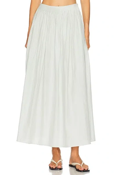 Loulou De Saison Naya Gathered Skirt In White
