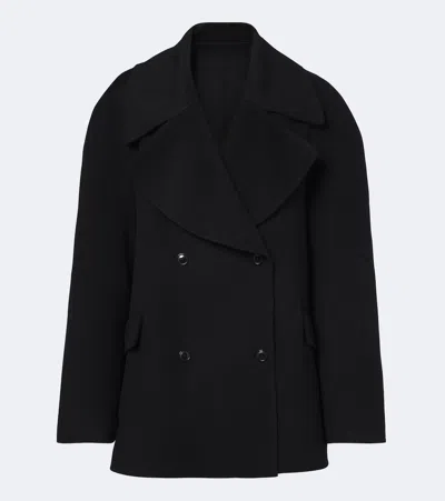 Loulou De Saison Neil Wool And Cashmere Jacket In Black