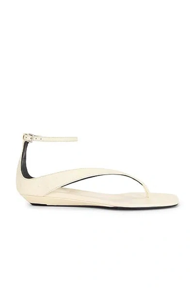 Loulou De Saison Niham Mini Wedge Sandal In Neutral