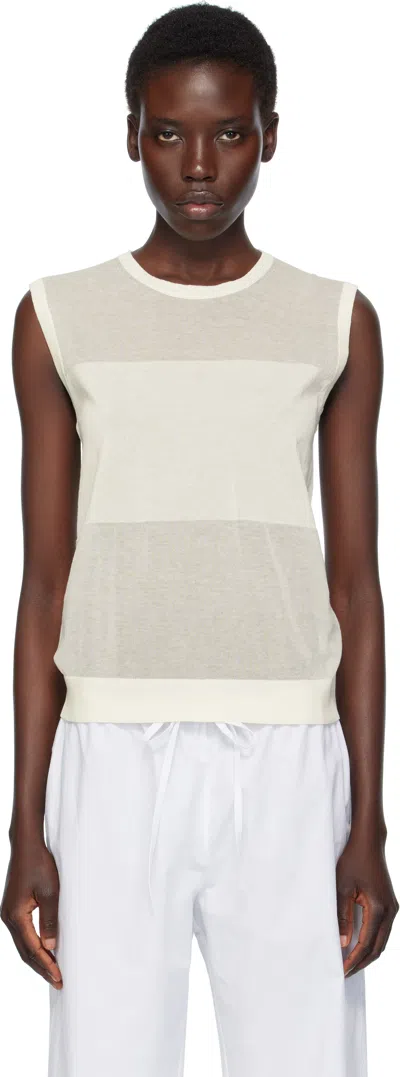 Loulou De Saison Off-white Anita Top