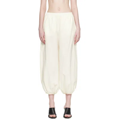Loulou De Saison Off-white Almaya Cocoon Trousers