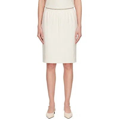Loulou De Saison Off-white Kruse Midi Skirt