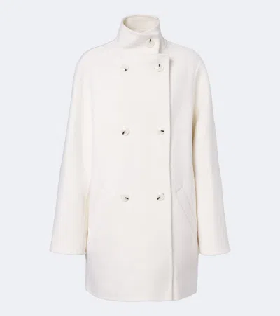 Loulou De Saison Olmo Wool And Cashmere Coat In White