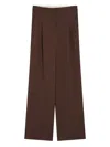 Loulou De Saison Osilo Trousers In Brown