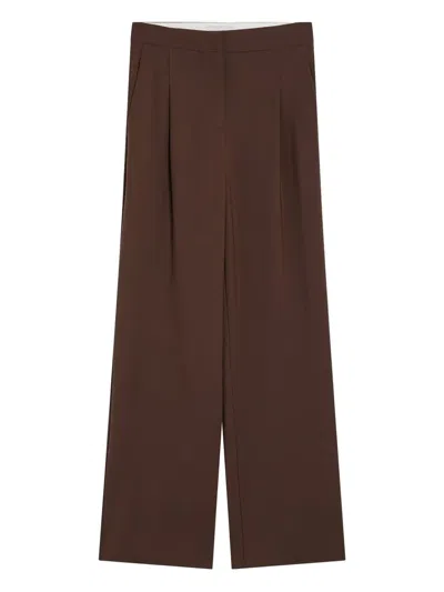 Loulou De Saison Osilo Trousers In Brown