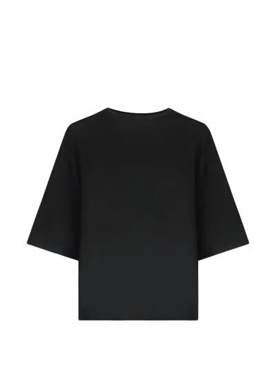 Loulou De Saison Osis Lds Oversized Boxy-cut T-shirt In Black