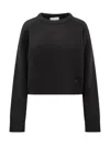 Loulou De Saison Oversized Pullover Sweater In Black