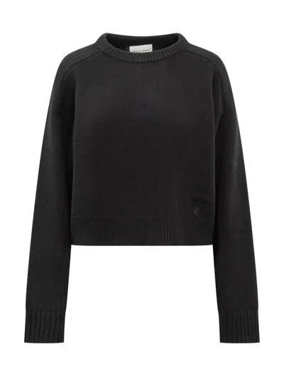 Loulou De Saison Oversized Pullover Sweater In Black
