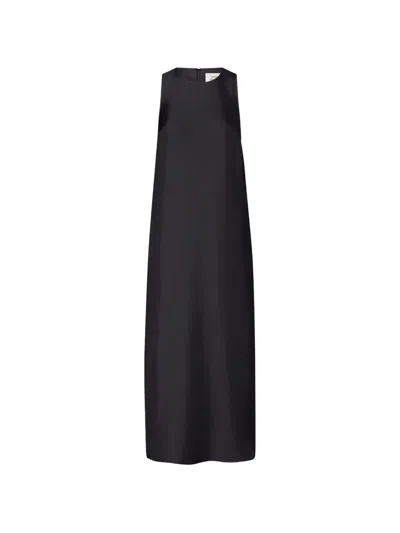Loulou De Saison Paloma Twisted-back Dress In Black