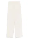 Loulou De Saison Pants In Ivory Black Stripes