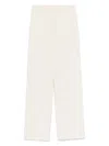 Loulou De Saison Pants In Ivory Black Stripes