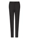 Loulou De Saison Pleat-detail Straight Trousers In Black