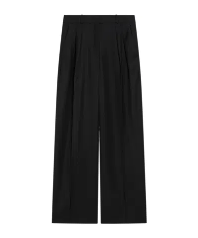 Loulou De Saison Pleated Casual Pants In Black