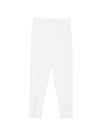 Loulou De Saison Pressed-crease Straight-leg Trousers In Neutral