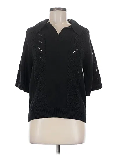 Pre-owned Loulou De Saison Pullover Sweater In Black