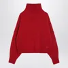 Loulou De Saison Red Wool And Cashmere Sweater In Red