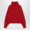 Loulou De Saison Red Wool And Cashmere Sweater In Red