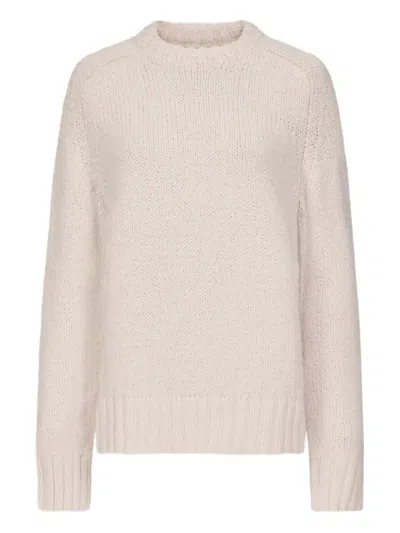 Loulou De Saison Ribbed Crew-neck Sweater In Brown
