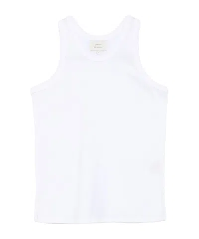 Loulou De Saison Ribbed Tank Top In White