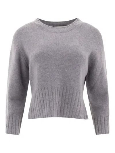 Loulou De Saison Ribbed Wool Sweater In Gray