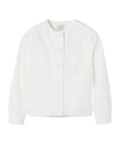 Loulou De Saison Rima Patch-pocket Jacket In White