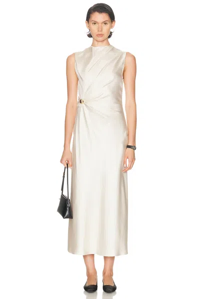 LOULOU DE SAISON ROAN SLEEVELESS DRAPED DRESS