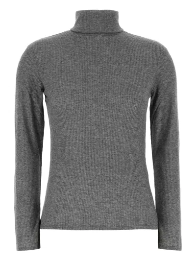 Loulou De Saison Rollneck Gallinara Sweater In Gray