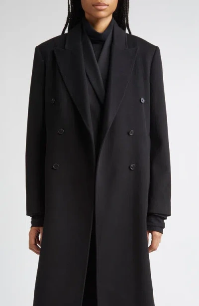 LOULOU DE SAISON LOULOU DE SAISON ROSCO DOUBLE BREASTED WOOL & CASHMERE COAT