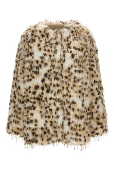 Loulou De Saison 'rowe' Coat In Animal Print