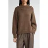 Loulou De Saison Ryle Cashmere Turtleneck Sweater In Brown