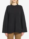 Loulou De Saison Safi Wool And Cashmere Sweater In Black