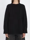 Loulou De Saison Safi Wool And Cashmere Sweater In Black