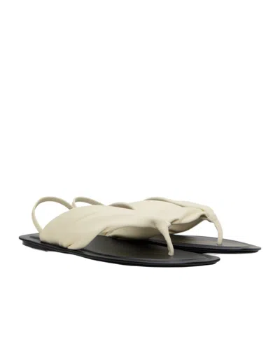 Loulou De Saison Sahado Leather Slingback Sandals In Animal Print